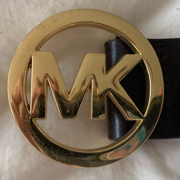 Michael kors gold and brown belt - Picture 2 of 5